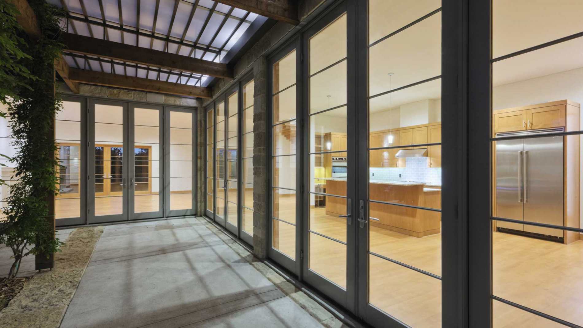 Modern Glass Office Partition